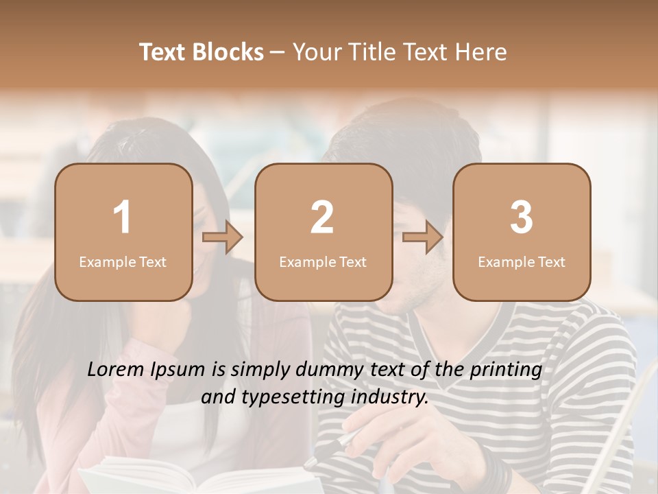 Book Man Teenager PowerPoint Template