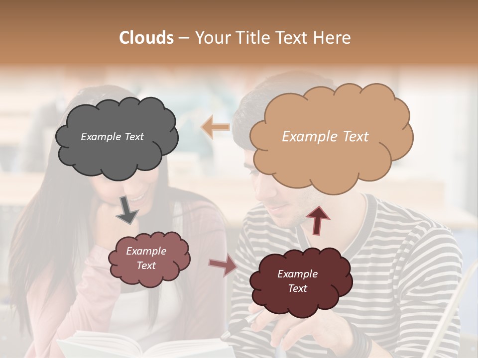 Book Man Teenager PowerPoint Template