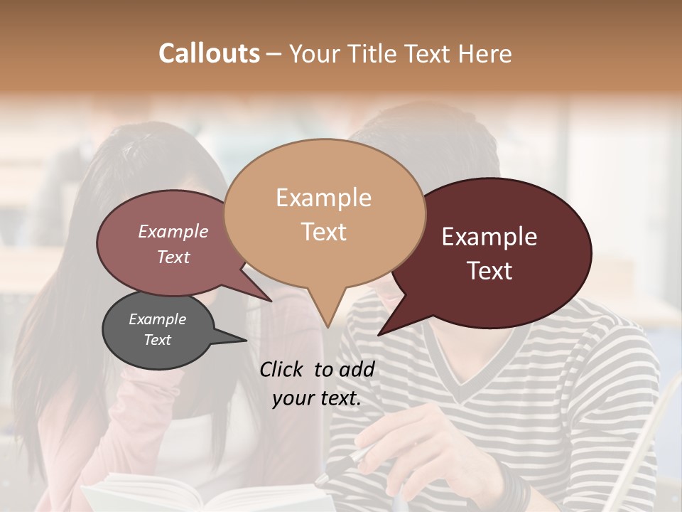 Book Man Teenager PowerPoint Template