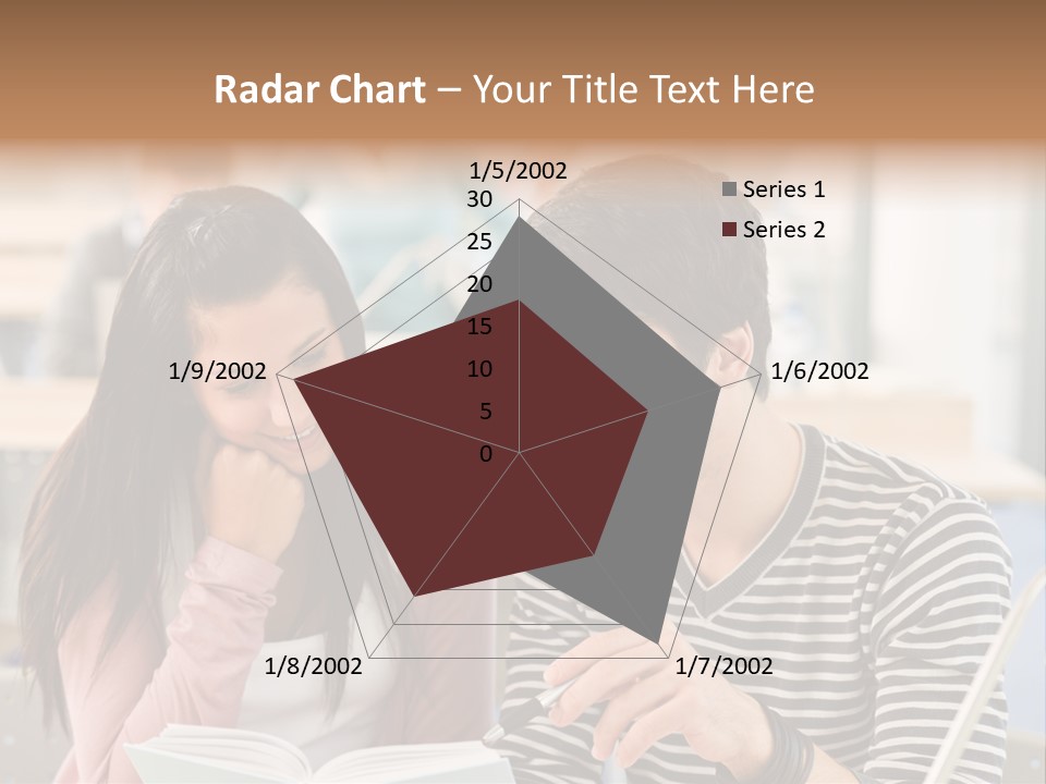 Book Man Teenager PowerPoint Template