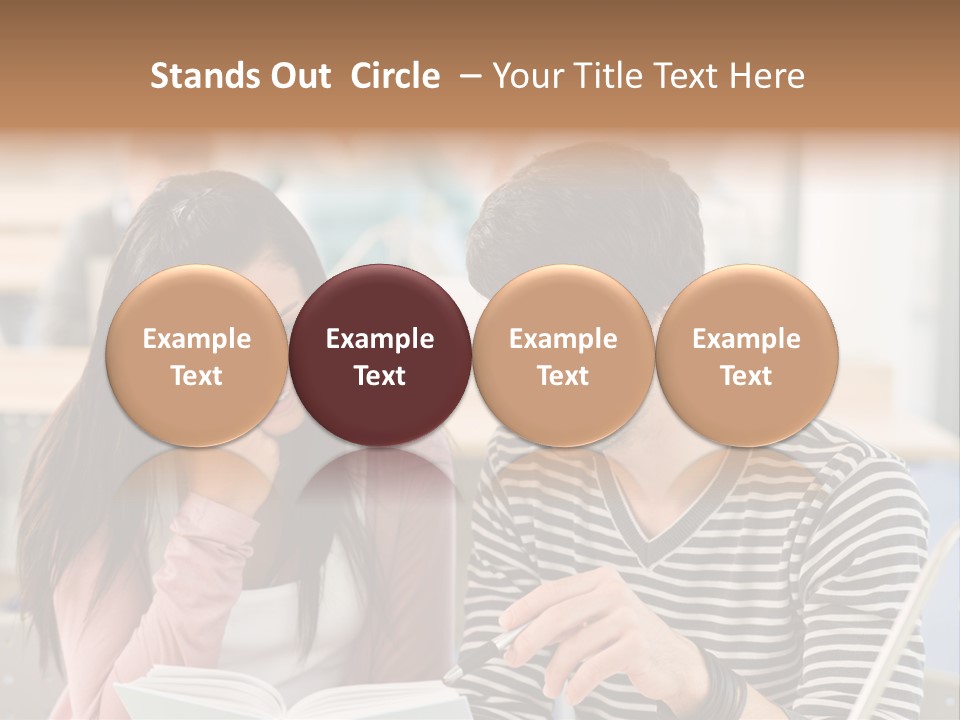 Book Man Teenager PowerPoint Template