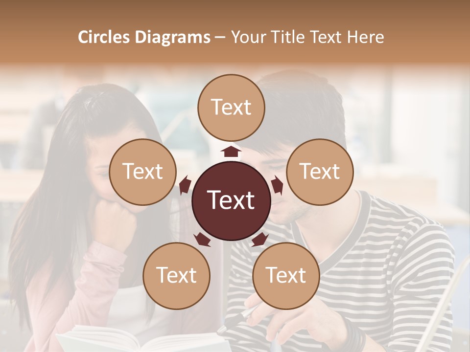 Book Man Teenager PowerPoint Template