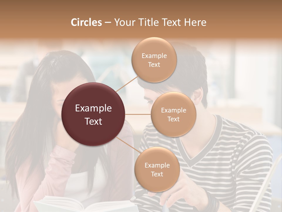 Book Man Teenager PowerPoint Template