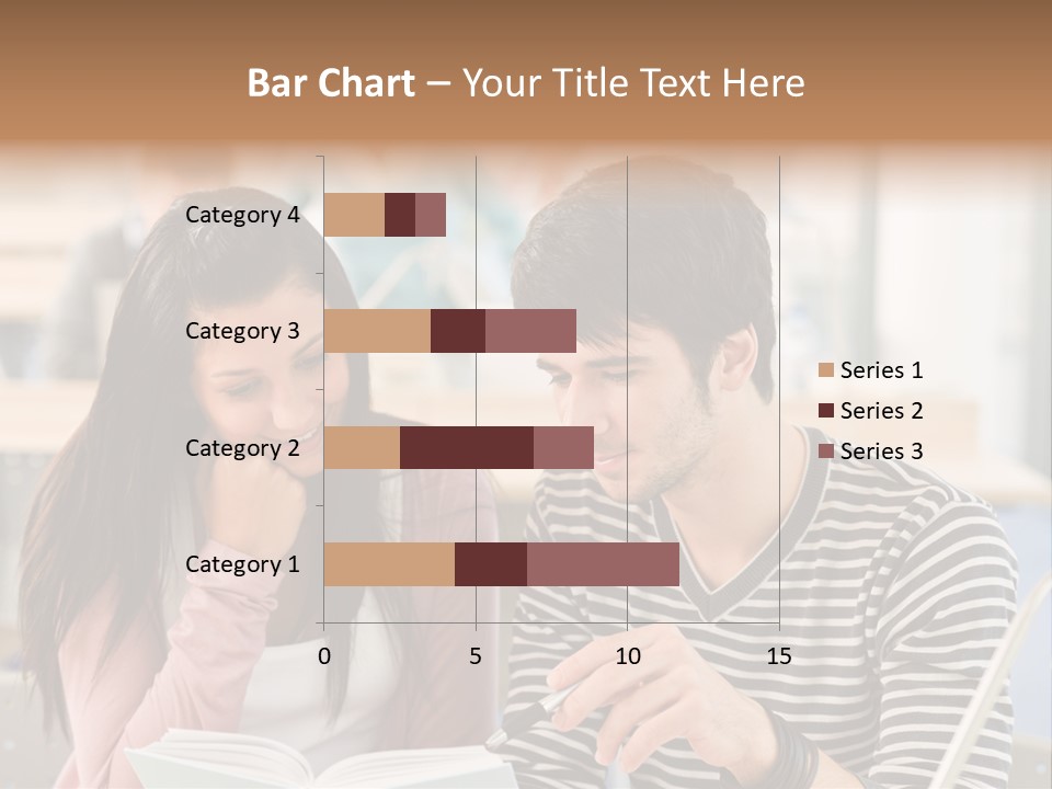 Book Man Teenager PowerPoint Template