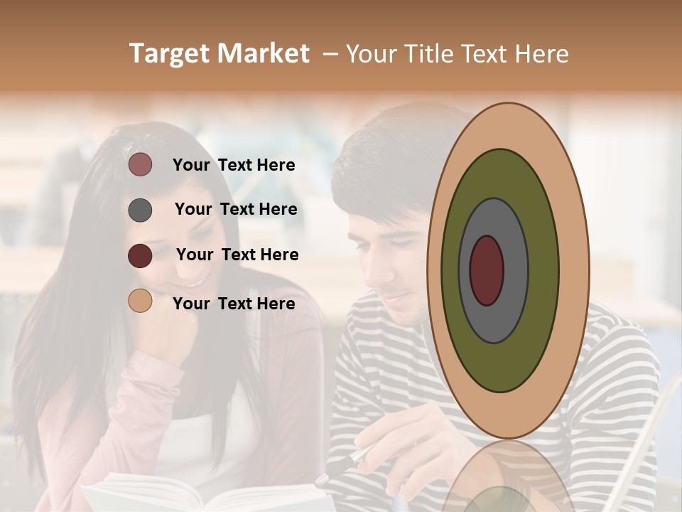 Book Man Teenager PowerPoint Template