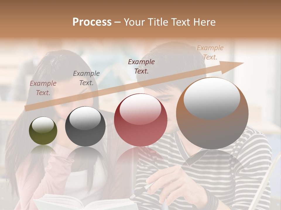 Book Man Teenager PowerPoint Template