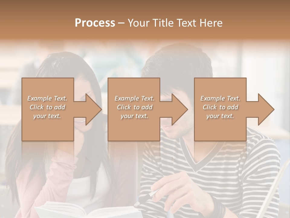 Book Man Teenager PowerPoint Template