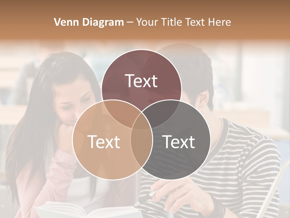 Book Man Teenager PowerPoint Template
