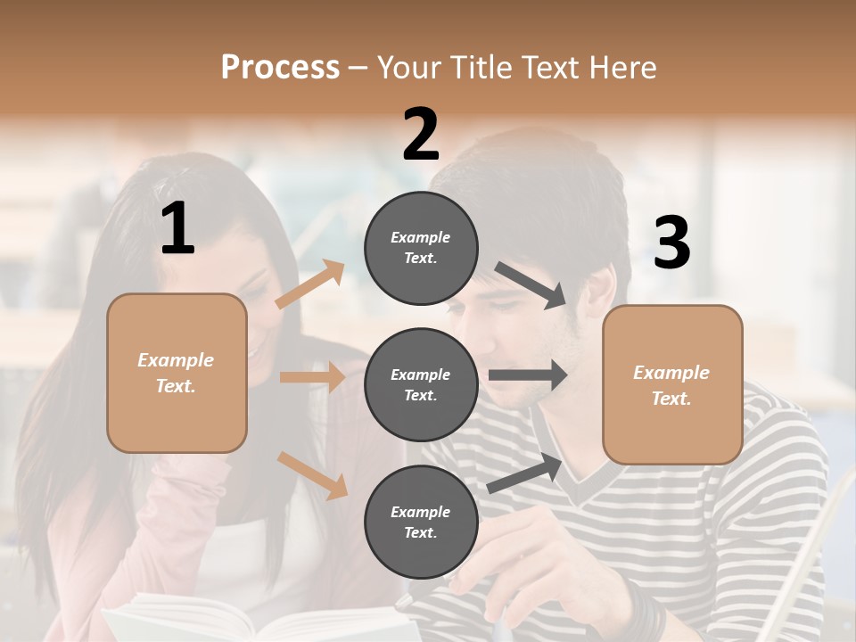 Book Man Teenager PowerPoint Template