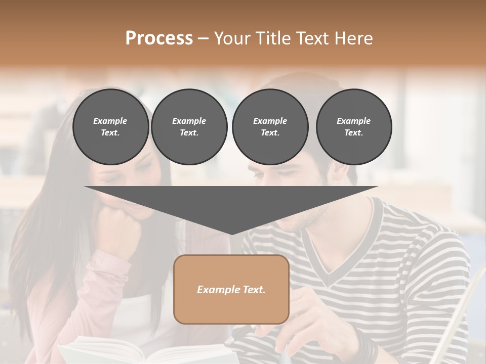 Book Man Teenager PowerPoint Template