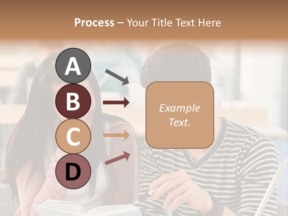 Book Man Teenager PowerPoint Template