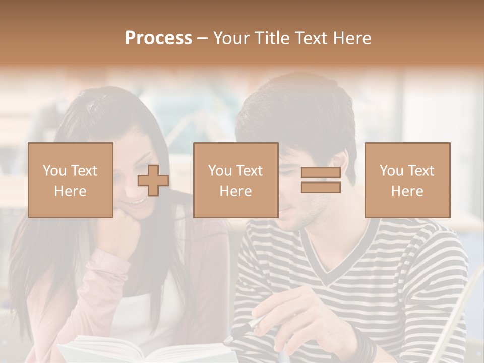 Book Man Teenager PowerPoint Template