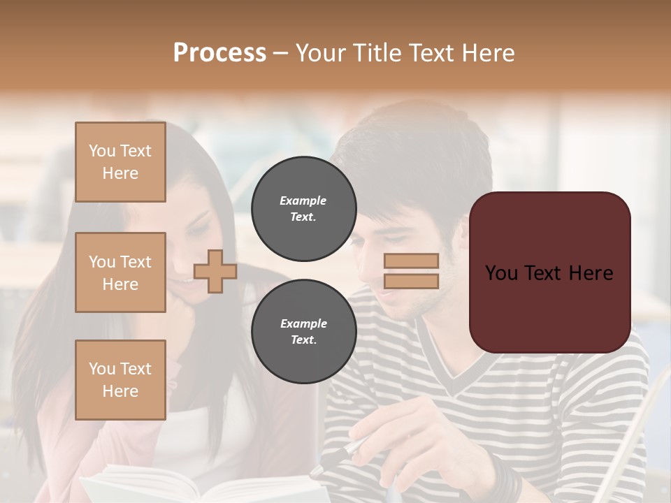 Book Man Teenager PowerPoint Template