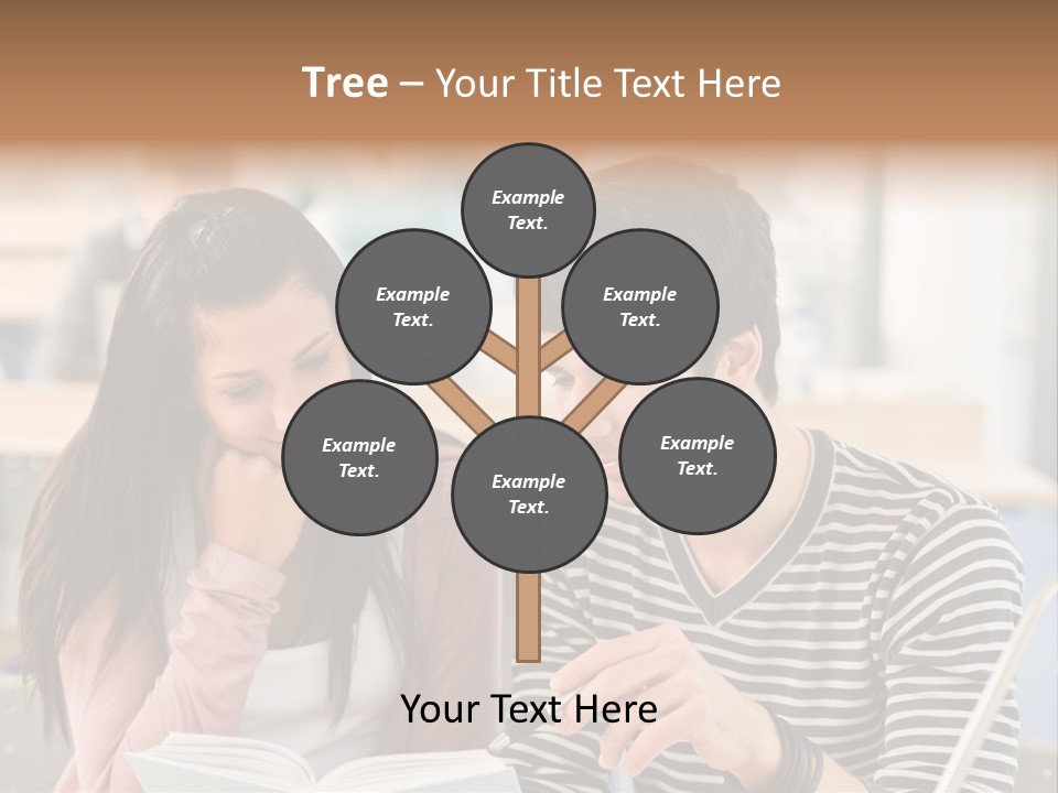 Book Man Teenager PowerPoint Template