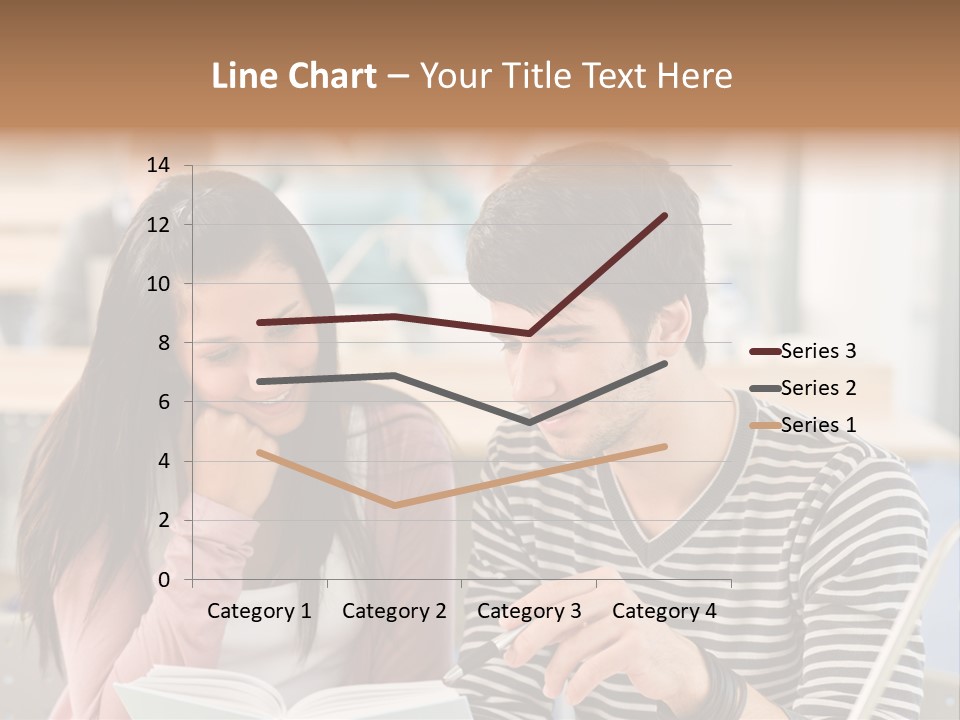 Book Man Teenager PowerPoint Template