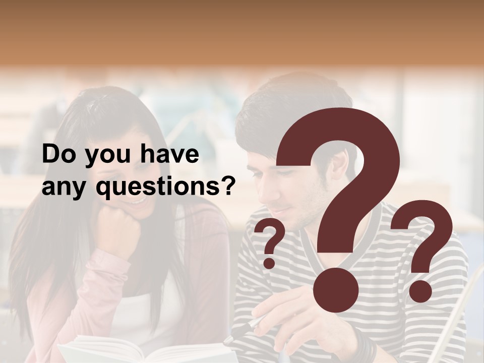 Book Man Teenager PowerPoint Template