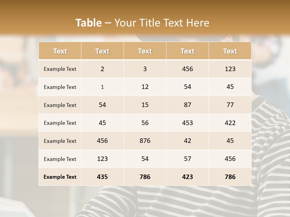Indoor Man Young PowerPoint Template