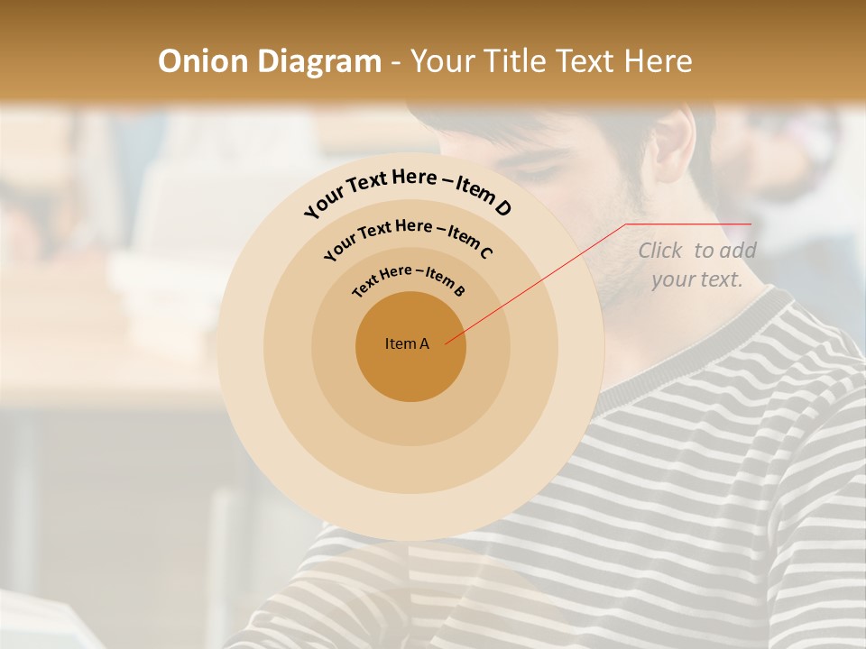 Indoor Man Young PowerPoint Template