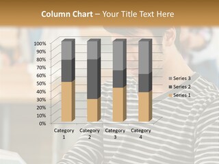 Indoor Man Young PowerPoint Template