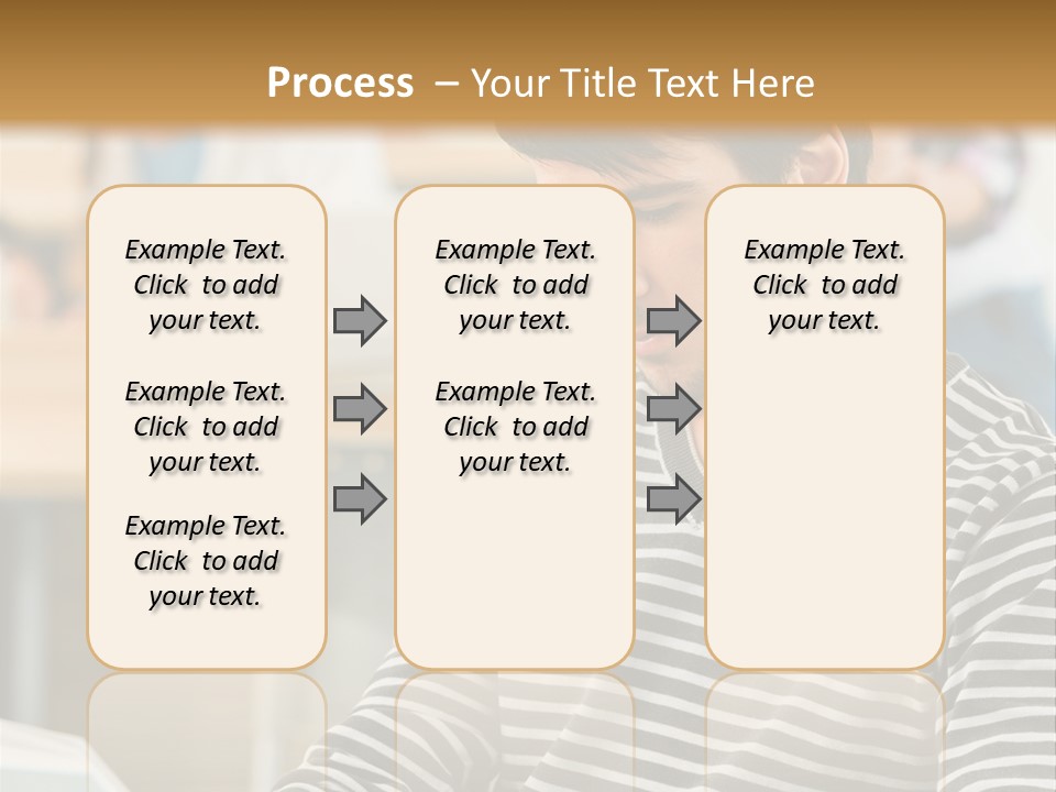 Indoor Man Young PowerPoint Template
