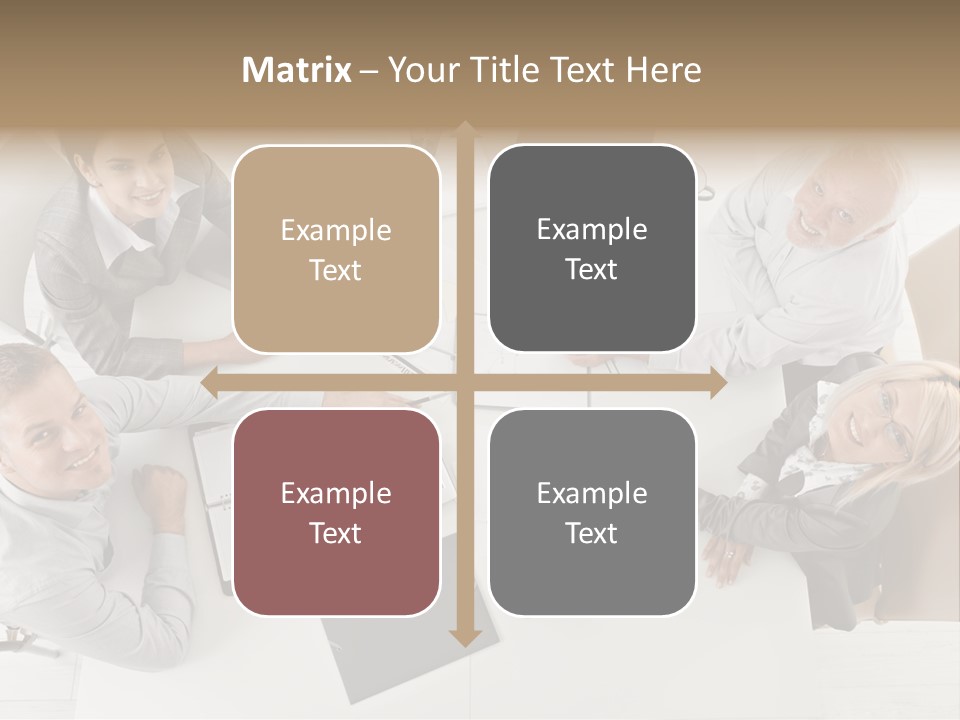 Cooperation Worker Sitting PowerPoint Template