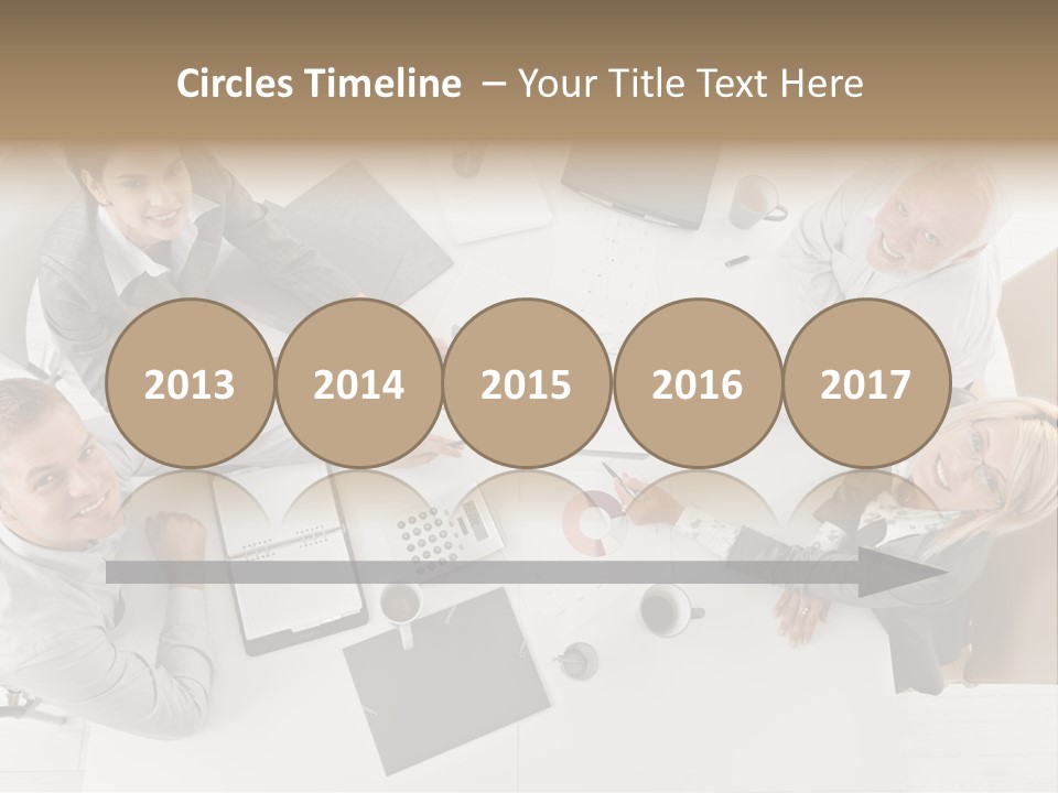 Cooperation Worker Sitting PowerPoint Template