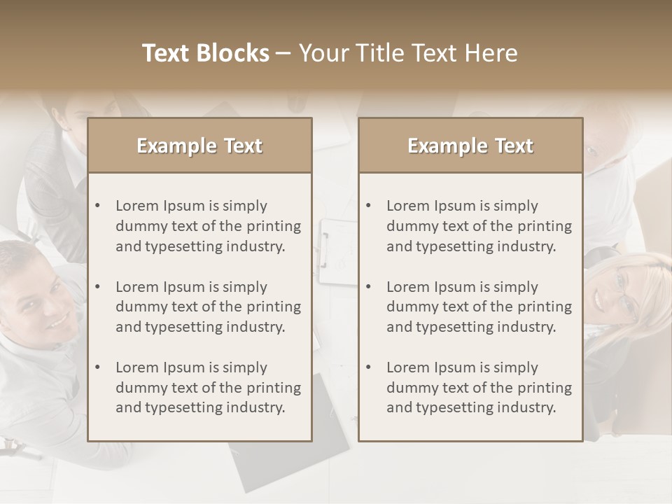 Cooperation Worker Sitting PowerPoint Template
