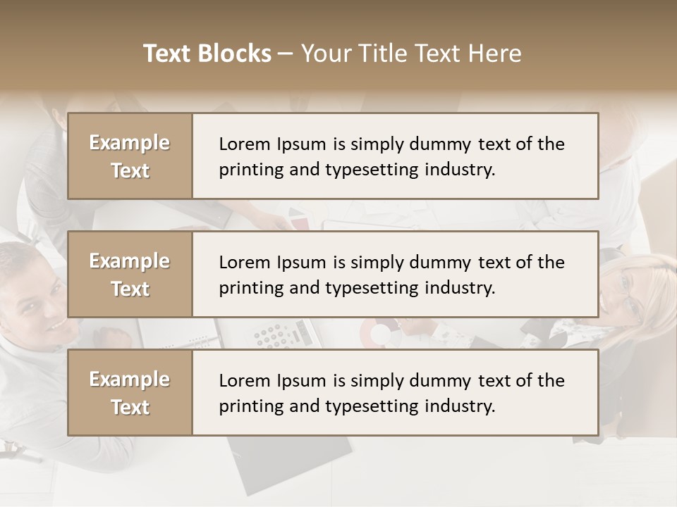 Cooperation Worker Sitting PowerPoint Template