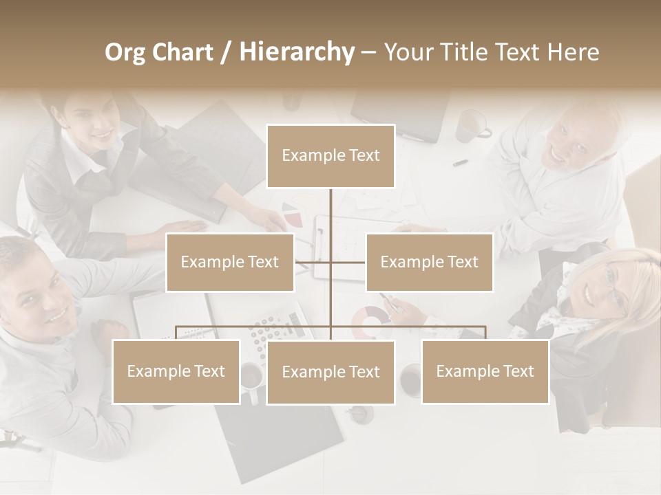 Cooperation Worker Sitting PowerPoint Template