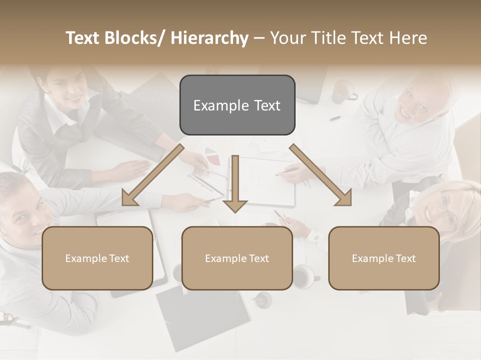 Cooperation Worker Sitting PowerPoint Template