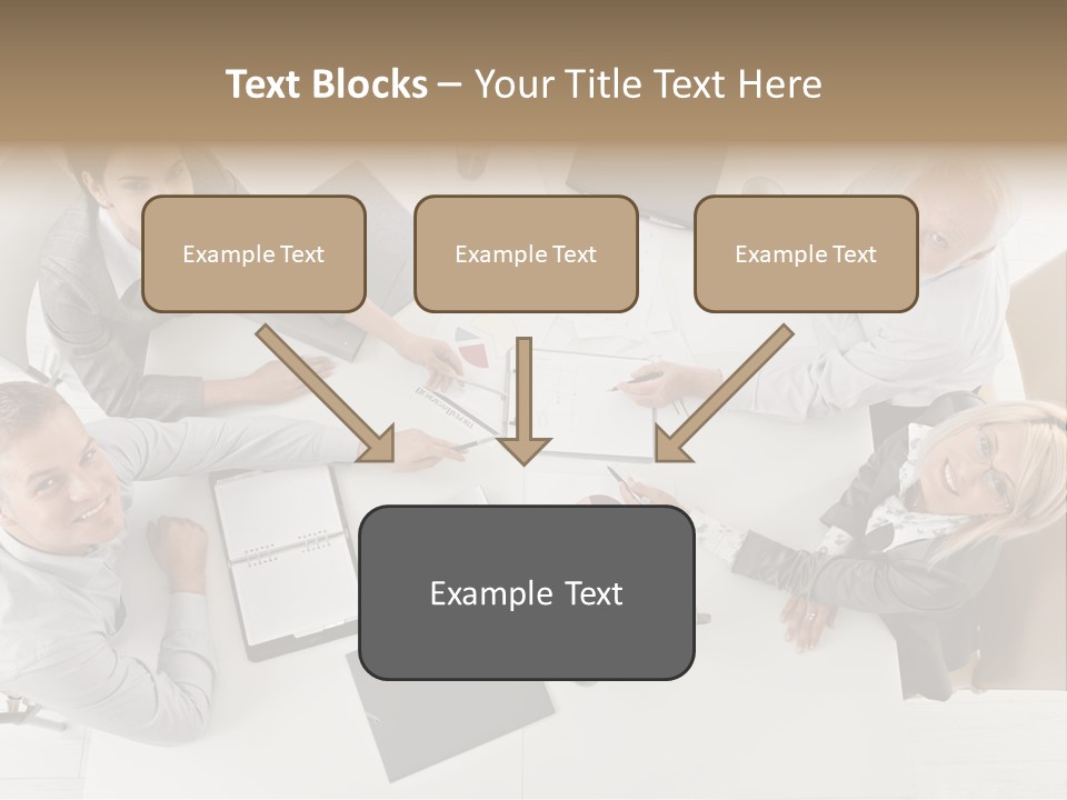Cooperation Worker Sitting PowerPoint Template