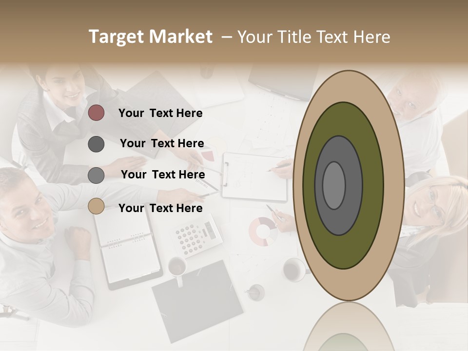 Cooperation Worker Sitting PowerPoint Template