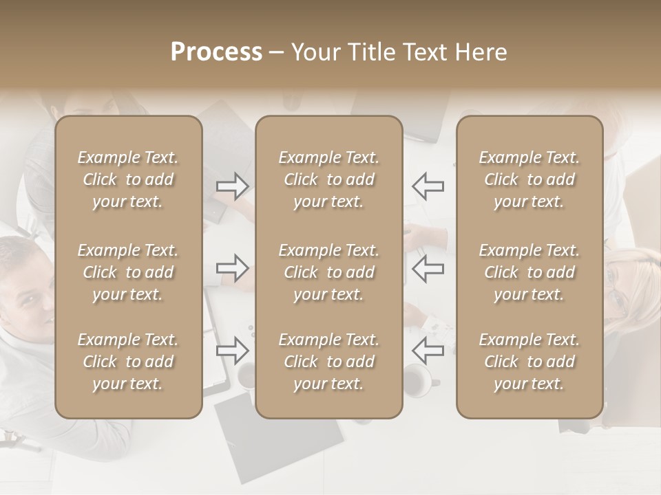 Cooperation Worker Sitting PowerPoint Template