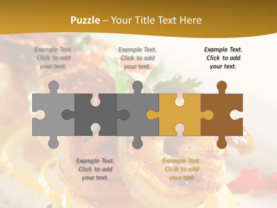 Sauce Boat Plate PowerPoint Template