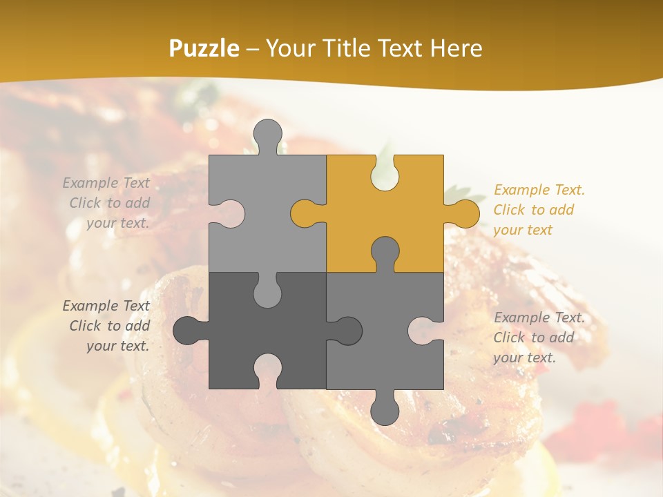 Sauce Boat Plate PowerPoint Template