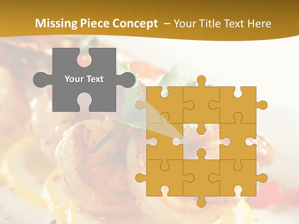 Sauce Boat Plate PowerPoint Template