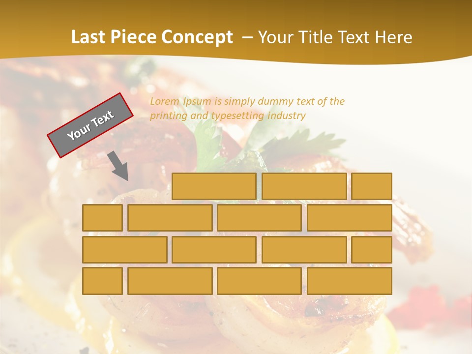 Sauce Boat Plate PowerPoint Template