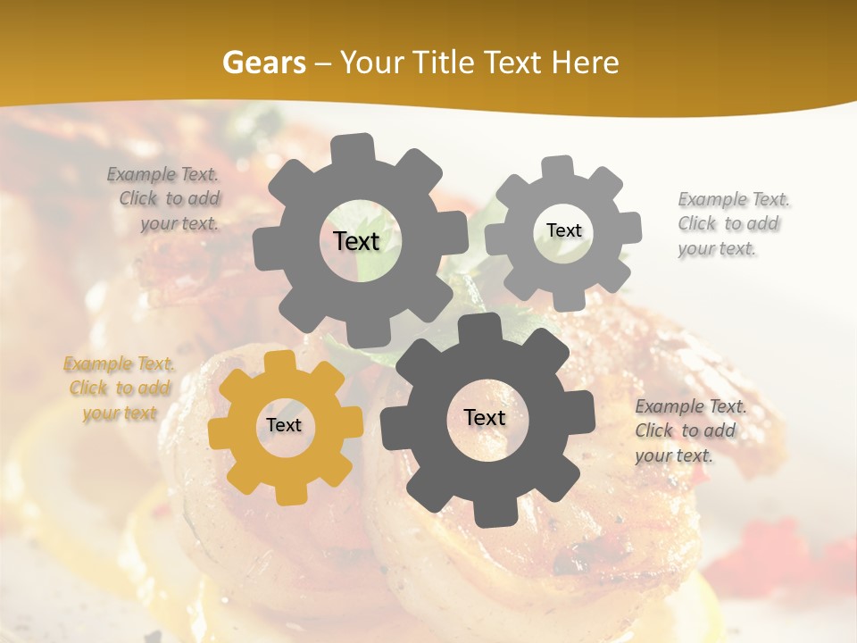 Sauce Boat Plate PowerPoint Template