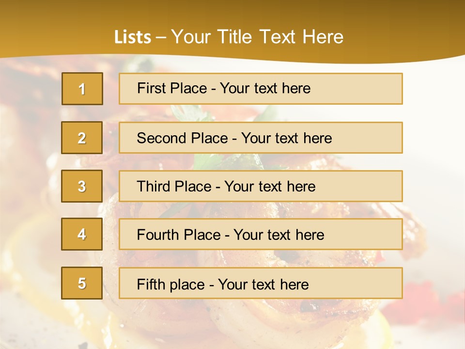 Sauce Boat Plate PowerPoint Template