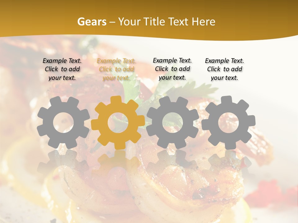 Sauce Boat Plate PowerPoint Template