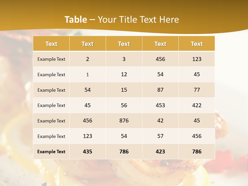 Sauce Boat Plate PowerPoint Template