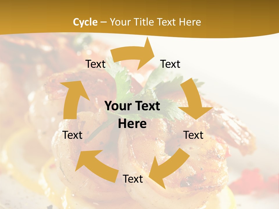 Sauce Boat Plate PowerPoint Template