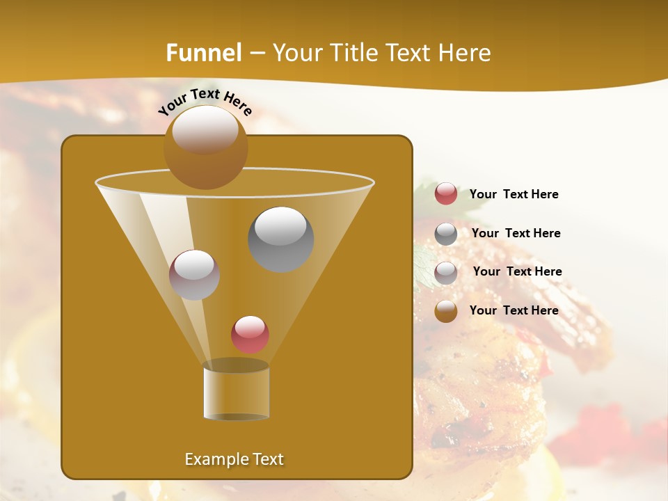 Sauce Boat Plate PowerPoint Template