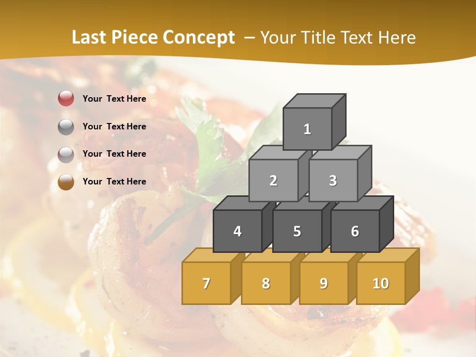 Sauce Boat Plate PowerPoint Template