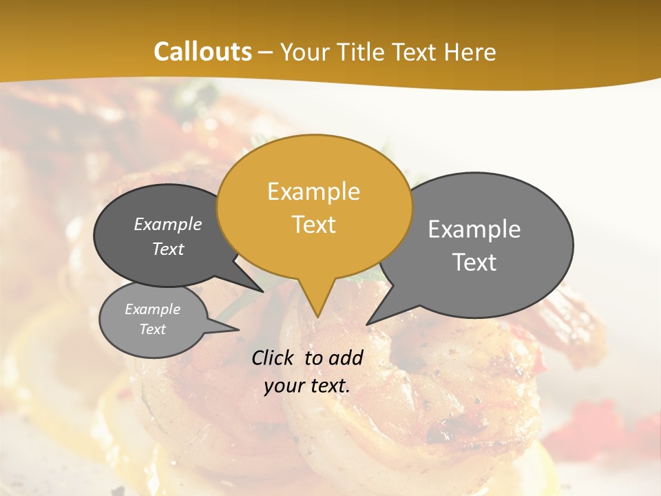 Sauce Boat Plate PowerPoint Template