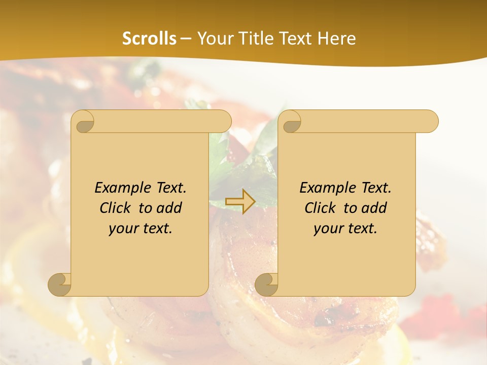 Sauce Boat Plate PowerPoint Template