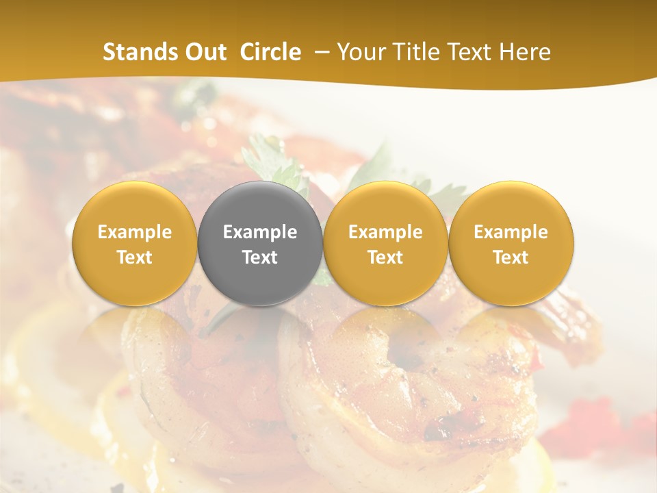 Sauce Boat Plate PowerPoint Template