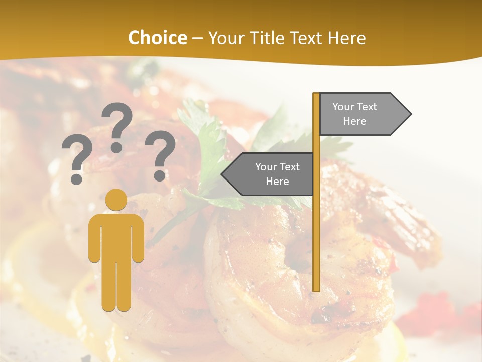 Sauce Boat Plate PowerPoint Template