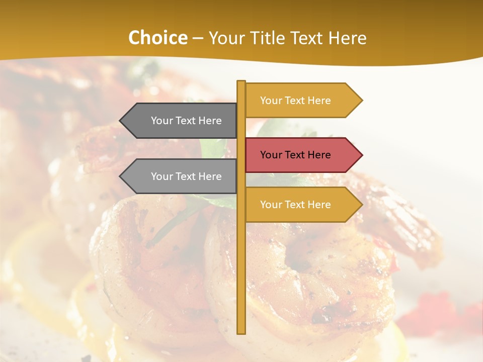 Sauce Boat Plate PowerPoint Template