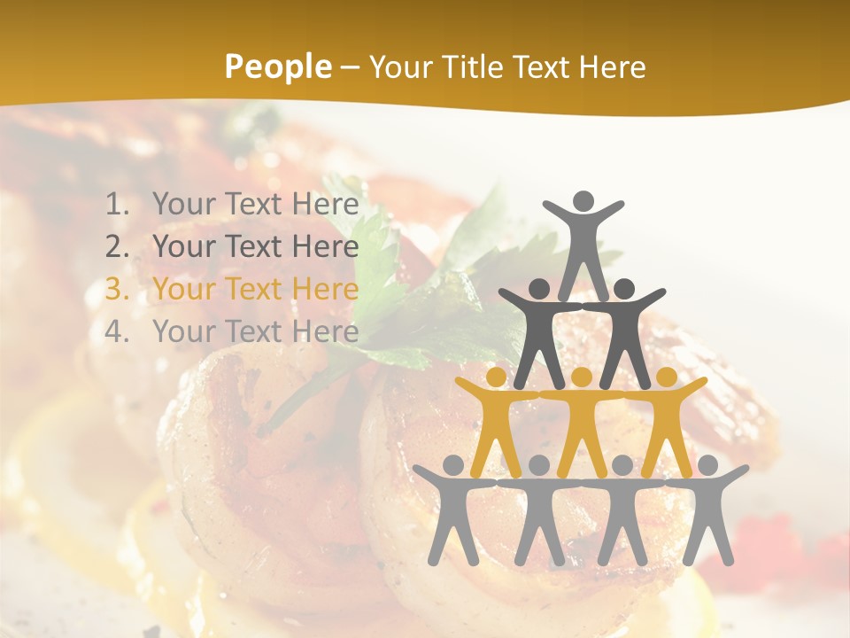 Sauce Boat Plate PowerPoint Template